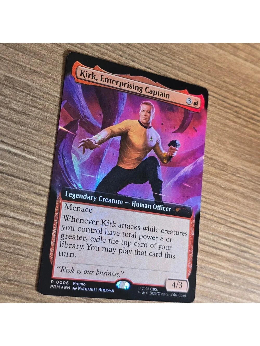 SDCC 2026 MTG - Kirk, Enterprising Captain - Star Trek Promo 0006